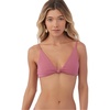 image:imageONEILL Womens Swim Saltwater Solids Pismo Bralette Bikini Top Berry XL