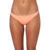 image:imageONEILL Womens Swim Saltwater Solids Rockley MediumCoverage Bikini Bottom Fruit Punch XL