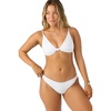 image:imageONeill Saltwater Solids Ribbed Pismo Triangle Bikini TopWht