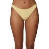 image:imageONeill Saltwater Solids Textured Flamenco Womens Cheeky Bikini BottomsStraw  Saltwater Solids Texture Flame