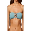 image:imageONeill Womens Salt Water Solids Bandeau Swimwear Black LAqua Haze