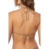 image:imageWomens Swim Saltwater Solids Madrid Triangle Bikini Top Driftwood S