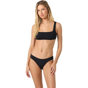 image:imageONEILL Womens Saltwater Solids Westwater Tank  Square Neck Adjustable StrapsBlack