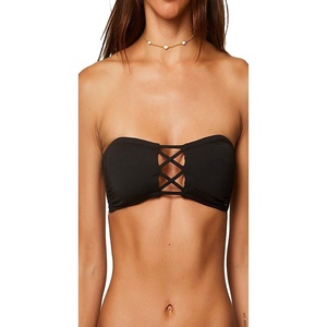 image:imageONeill Womens Salt Water Solids Bandeau Swimsuit Black XL