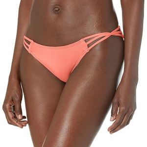 image:imageONeill Womens Salt Water Solids Strappy Pant Swimwear Black LCoral Punch