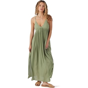 image:imageSALTWATER SOLIDS MEL MAXI SWIM COVERUPOil Green