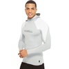 image:imageONeill Mens Premium Skins Ozone UPF 50 Long Sleeve Sun Shirt With HoodCool GreyWhiteWhite