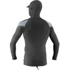 image:imageONeill Mens Premium Skins Ozone UPF 50 Long Sleeve Sun Shirt With HoodGraphiteCadet BlueCool Grey