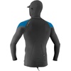 image:imageONeill Mens Premium Skins Ozone UPF 50 Long Sleeve Sun Shirt With HoodGraphiteCool GreyOcean