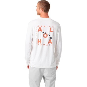 image:imageONEILL Mens Block UPF Long Sleeve TeeWhite Hawaii Layout