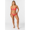 image:imageONEILL Saltwater Solids Rib Blue Lagoon Full Bikini Bottom Ribbed Swim Bottom with Moderate CoverageCay