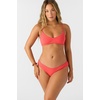 image:imageONEILL Saltwater Solids Rib Blue Lagoon Full Bikini Bottom Ribbed Swim Bottom with Moderate CoverageCay