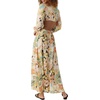 image:imageONEILL CLOTHING Womens Geometric Cutout Viscose Maxi Dress L MulticolorMulti Colored  Manali