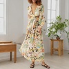 image:imageONEILL CLOTHING Womens Geometric Cutout Viscose Maxi Dress L MulticolorMulti Colored  Manali
