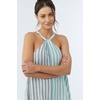 image:imageONEILL CLOTHING Womens Midi Striped Dress Viscose Size M Sold OutClassic Blue  Blake