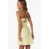 image:imageONEILL Womens Adelaide Mini Dress  Lightweight Woven Cotton Back TieCitron