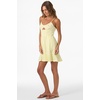 image:imageONEILL Womens Adelaide Mini Dress  Lightweight Woven Cotton Back TieCitron