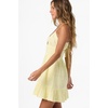 image:imageONEILL Womens Adelaide Mini Dress  Lightweight Woven Cotton Back TieCitron