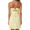 image:imageONEILL Womens Adelaide Mini Dress  Lightweight Woven Cotton Back TieCitron