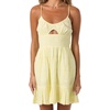 image:imageONEILL Womens Adelaide Mini Dress  Lightweight Woven Cotton Back TieCitron