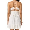image:imageONEILL Womens Adelaide Mini Dress  Lightweight Woven Cotton Back TieWhite