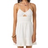 image:imageONEILL Womens Adelaide Mini Dress  Lightweight Woven Cotton Back TieWhite