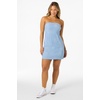 image:imageONEILL Womens Cassie Monstera Short Dress Breathable Cotton Feel Adjustable StrapsBlue Glass