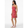 image:imageONEILL Womens Cecilia Floral Short Dress  Adjustable Straps Linen BlendLifeguard Red