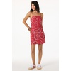 image:imageONEILL Womens Cecilia Floral Short Dress  Adjustable Straps Linen BlendLifeguard Red