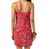 image:imageONEILL Womens Cecilia Floral Short Dress  Adjustable Straps Linen BlendLifeguard Red