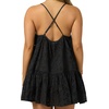image:imageONEILL Womens Kylee Mini CoverUp Dress  Cotton Eyelet Adjustable StrapsBlack