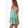 image:imageONEILL Womens Kylee Mini CoverUp Dress  Cotton Eyelet Adjustable StrapsGreen