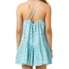 image:imageONEILL Womens Kylee Mini CoverUp Dress  Cotton Eyelet Adjustable StrapsStratosphere