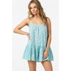 image:imageONEILL Womens Kylee Mini CoverUp Dress  Cotton Eyelet Adjustable StrapsStratosphere