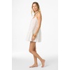 image:imageONEILL Womens Kylee Mini CoverUp Dress  Cotton Eyelet Adjustable StrapsWhite