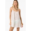 image:imageONEILL Womens Kylee Mini CoverUp Dress  Cotton Eyelet Adjustable StrapsWhite