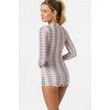 image:imageONEILL Womens Performance Shadow Bay Surf Suit  Long Sleeve Coverage Performance StretchMulti Color