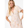 image:imageONEILL Womens Robin Floral Mini Dress  Lightweight Floral Mini Adjustable StrapsTapioca