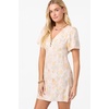 image:imageONEILL Womens Robin Floral Mini Dress  Lightweight Floral Mini Adjustable StrapsTapioca