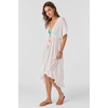 image:imageONEILL Womens Wilder Midi CoverUp Dress  Lightweight Viscose Dobby Crochet DetailVanilla