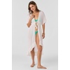 image:imageONEILL Womens Wilder Midi CoverUp Dress  Lightweight Viscose Dobby Crochet DetailVanilla