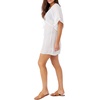 image:imageONEILL Womens Wilder Swimsuit Coverup  Short Sleeve Beach Cover Up Dress with Tie WaistWhite
