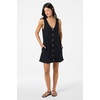 image:imageONeill Womens Sanders Mini Dress  Lightweight CottonLinen Blend and Side PocketsBlack