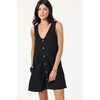 image:imageONeill Womens Sanders Mini Dress  Lightweight CottonLinen Blend and Side PocketsBlack