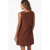 image:imageONeill Womens Sanders Mini Dress  Lightweight CottonLinen Blend and Side PocketsCoconut Brown