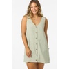 image:imageONeill Womens Sanders Mini Dress  Lightweight CottonLinen Blend and Side PocketsDesert Sage