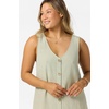 image:imageONeill Womens Sanders Mini Dress  Lightweight CottonLinen Blend and Side PocketsDesert Sage