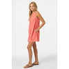 image:imageONeill Womens Sanders Mini Dress  Lightweight CottonLinen Blend and Side PocketsGeorgia Peach