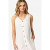 image:imageONeill Womens Sanders Mini Dress  Lightweight CottonLinen Blend and Side PocketsWhite
