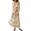 image:imageONEILL CLOTHING Womens Geometric Cutout Viscose Maxi Dress L MulticolorMulti Colored  Manali